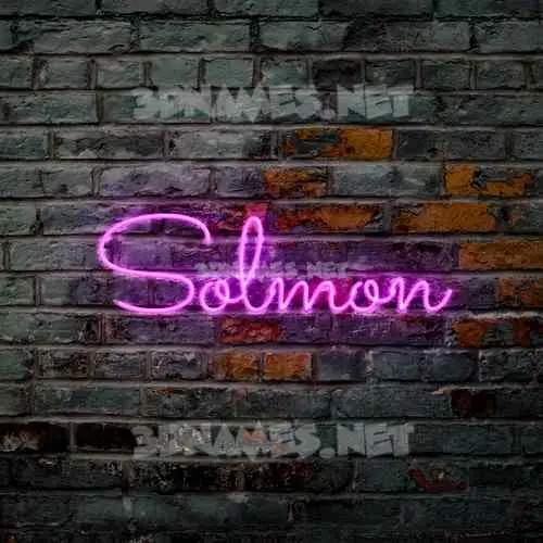 solmon in Pink Neon style - 3D name wallpaper solmon in Pink Neon style - 3D name wallpaper