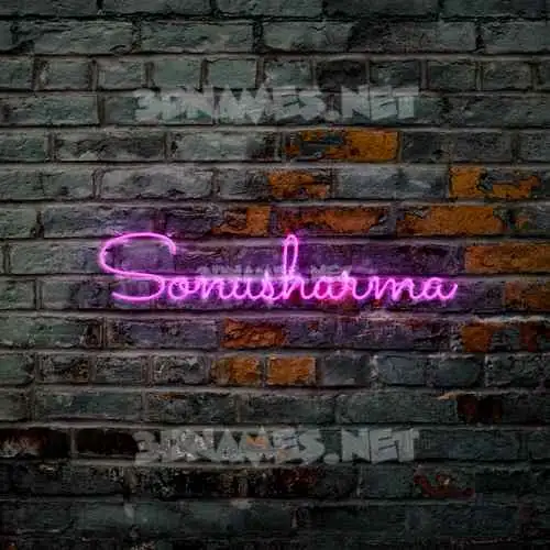 sonusharma in Pink Neon style - 3D name wallpaper sonusharma in Pink Neon style - 3D name wallpaper