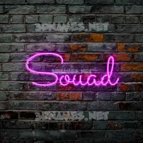 souad in Pink Neon style - 3D name wallpaper souad in Pink Neon style - 3D name wallpaper