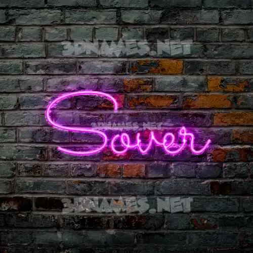 sover in Pink Neon style - 3D name wallpaper sover in Pink Neon style - 3D name wallpaper