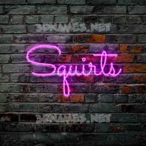 squirts in Pink Neon style - 3D name wallpaper squirts in Pink Neon style - 3D name wallpaper