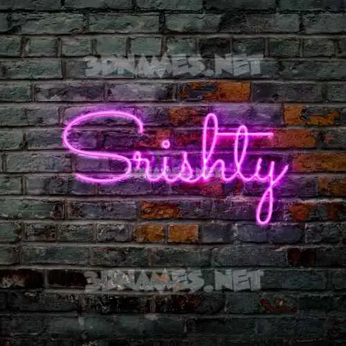srishty in Pink Neon style - 3D name wallpaper srishty in Pink Neon style - 3D name wallpaper