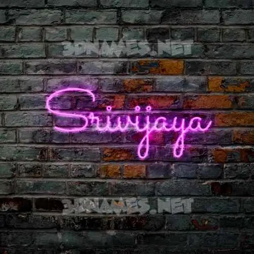 srivijaya in Pink Neon style - 3D name wallpaper srivijaya in Pink Neon style - 3D name wallpaper