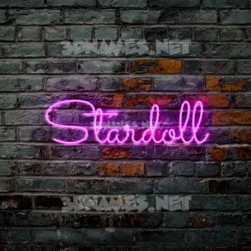 stardoll in Pink Neon style - 3D name wallpaper stardoll in Pink Neon style - 3D name wallpaper