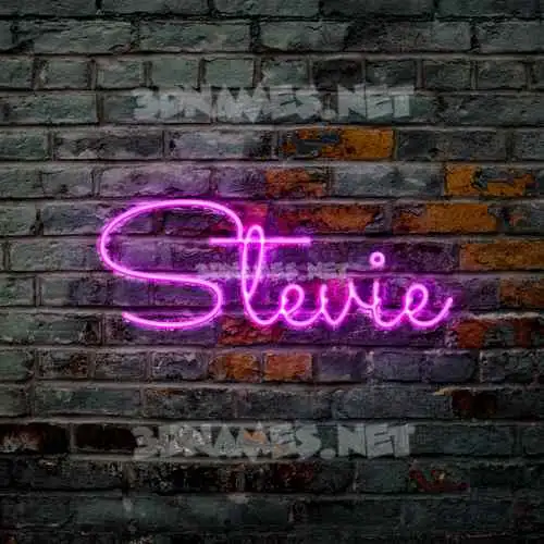 stevie in Pink Neon style - 3D name wallpaper stevie in Pink Neon style - 3D name wallpaper
