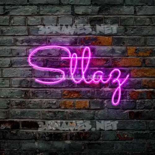 stlaz in Pink Neon style - 3D name wallpaper stlaz in Pink Neon style - 3D name wallpaper