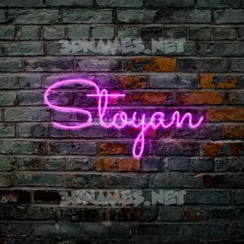 stoyan in Pink Neon style - 3D name wallpaper stoyan in Pink Neon style - 3D name wallpaper