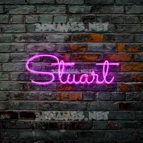 stuart in Pink Neon style - 3D name wallpaper stuart in Pink Neon style - 3D name wallpaper