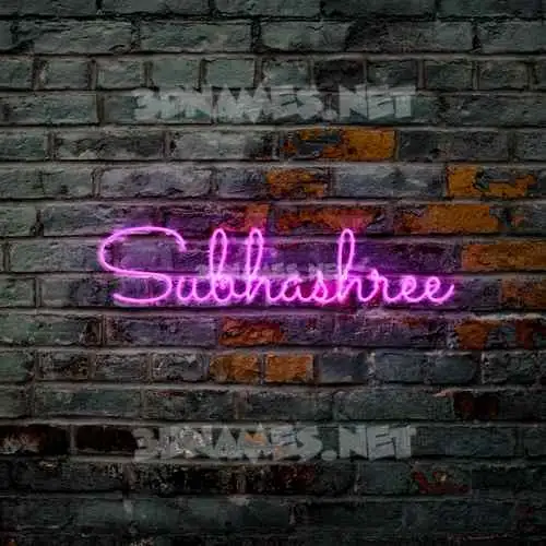 subhashree in Pink Neon style - 3D name wallpaper subhashree in Pink Neon style - 3D name wallpaper
