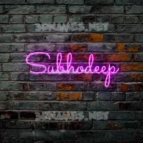 subhodeep in Pink Neon style - 3D name wallpaper subhodeep in Pink Neon style - 3D name wallpaper