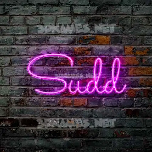 sudd in Pink Neon style - 3D name wallpaper sudd in Pink Neon style - 3D name wallpaper