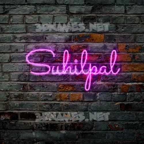suhilpal in Pink Neon style - 3D name wallpaper suhilpal in Pink Neon style - 3D name wallpaper