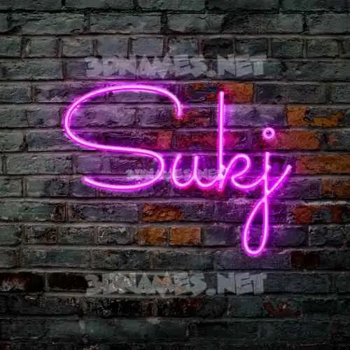 sukj in Pink Neon style - 3D name wallpaper sukj in Pink Neon style - 3D name wallpaper