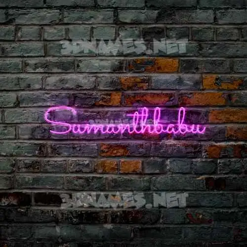 sumanthbabu in Pink Neon style - 3D name wallpaper sumanthbabu in Pink Neon style - 3D name wallpaper
