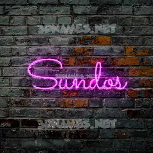 sundos in Pink Neon style - 3D name wallpaper sundos in Pink Neon style - 3D name wallpaper
