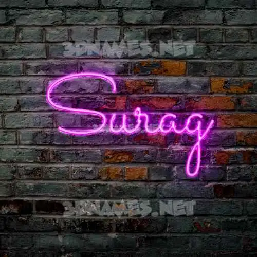 surag in Pink Neon style - 3D name wallpaper surag in Pink Neon style - 3D name wallpaper
