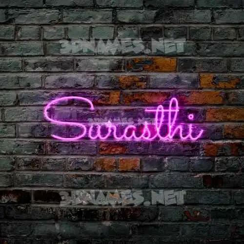 surasthi in Pink Neon style - 3D name wallpaper surasthi in Pink Neon style - 3D name wallpaper