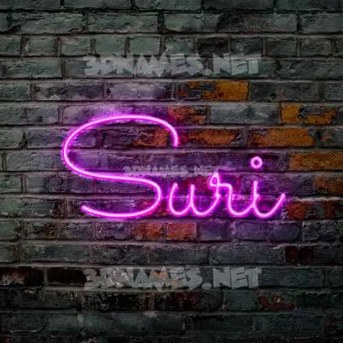 suri in Pink Neon style - 3D name wallpaper suri in Pink Neon style - 3D name wallpaper