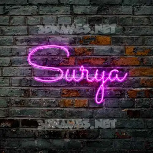 surya in Pink Neon style - 3D name wallpaper surya in Pink Neon style - 3D name wallpaper