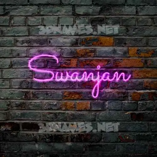 swanjan in Pink Neon style - 3D name wallpaper swanjan in Pink Neon style - 3D name wallpaper