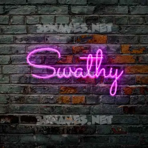 swathy in Pink Neon style - 3D name wallpaper swathy in Pink Neon style - 3D name wallpaper