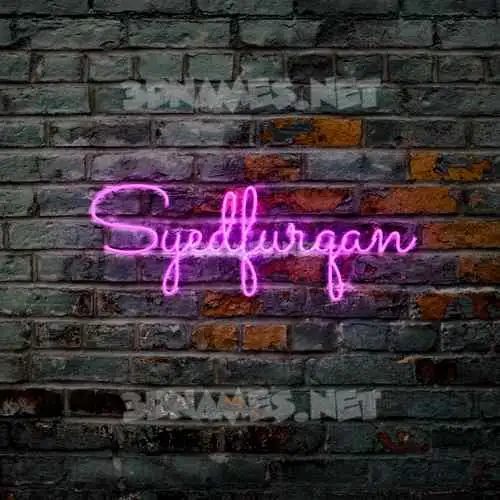syedfurqan in Pink Neon style - 3D name wallpaper syedfurqan in Pink Neon style - 3D name wallpaper