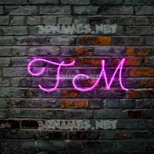 t m in Pink Neon style - 3D name wallpaper t m in Pink Neon style - 3D name wallpaper
