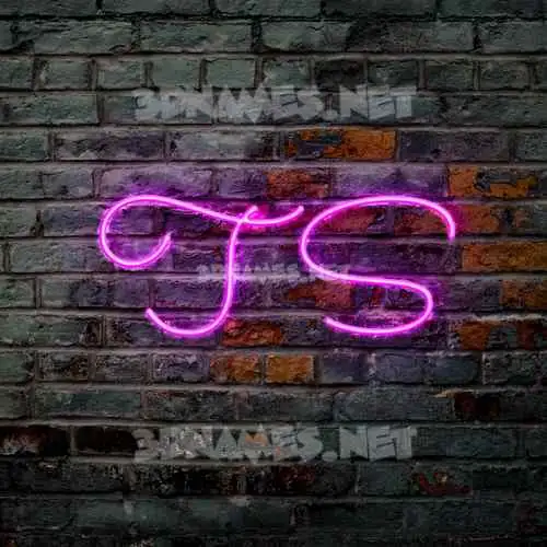 t s in Pink Neon style - 3D name wallpaper t s in Pink Neon style - 3D name wallpaper