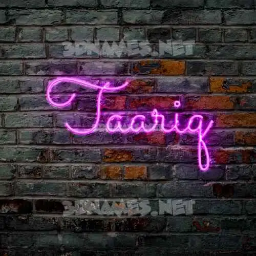 taariq in Pink Neon style - 3D name wallpaper taariq in Pink Neon style - 3D name wallpaper