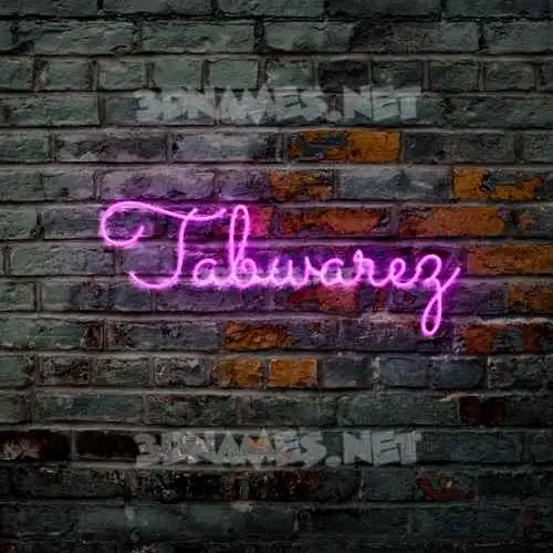 tabwarez in Pink Neon style - 3D name wallpaper
