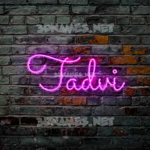 tadvi in Pink Neon style - 3D name wallpaper tadvi in Pink Neon style - 3D name wallpaper