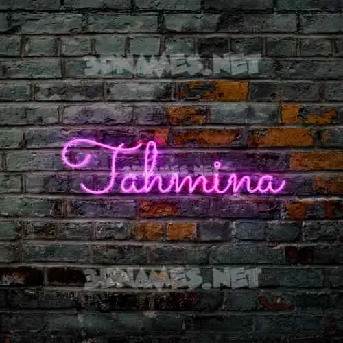tahmina in Pink Neon style - 3D name wallpaper tahmina in Pink Neon style - 3D name wallpaper