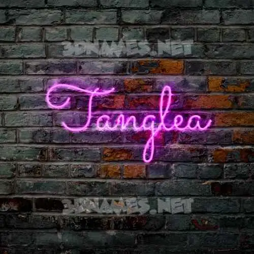 tanglea in Pink Neon style - 3D name wallpaper tanglea in Pink Neon style - 3D name wallpaper
