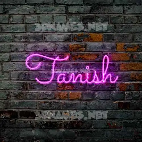 tanish in Pink Neon style - 3D name wallpaper tanish in Pink Neon style - 3D name wallpaper