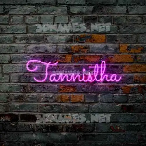 tannistha in Pink Neon style - 3D name wallpaper tannistha in Pink Neon style - 3D name wallpaper