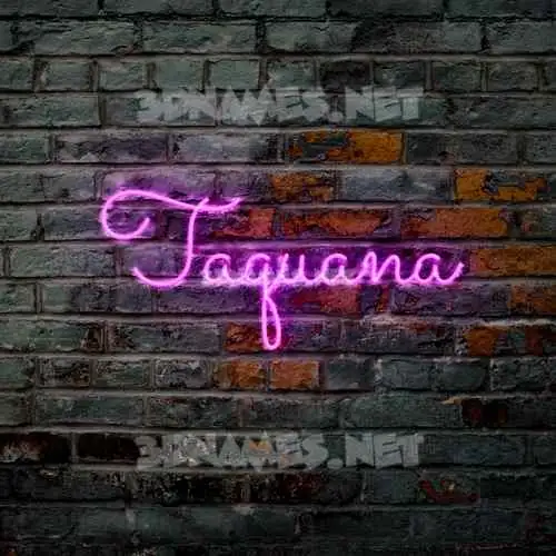 taquana in Pink Neon style - 3D name wallpaper taquana in Pink Neon style - 3D name wallpaper