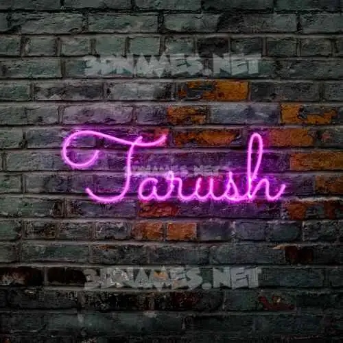 tarush in Pink Neon style - 3D name wallpaper tarush in Pink Neon style - 3D name wallpaper