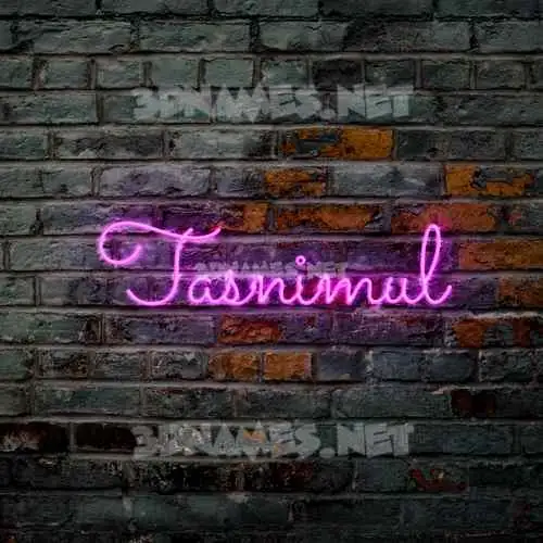 tasnimul in Pink Neon style - 3D name wallpaper tasnimul in Pink Neon style - 3D name wallpaper