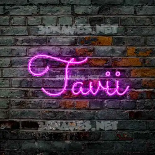 tavii in Pink Neon style - 3D name wallpaper tavii in Pink Neon style - 3D name wallpaper