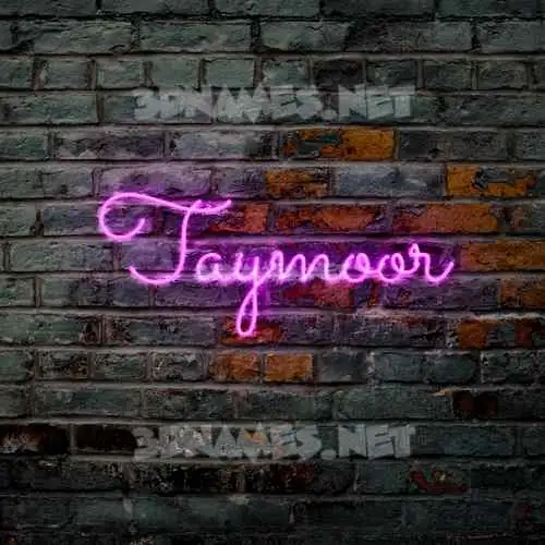 taymoor in Pink Neon style - 3D name wallpaper taymoor in Pink Neon style - 3D name wallpaper