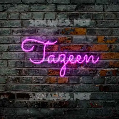 tazeen in Pink Neon style - 3D name wallpaper tazeen in Pink Neon style - 3D name wallpaper