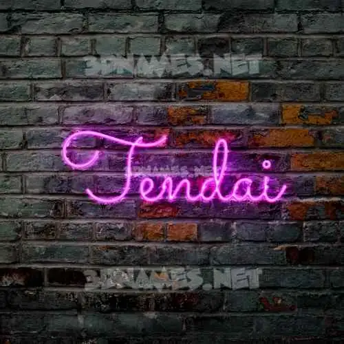 tendai in Pink Neon style - 3D name wallpaper tendai in Pink Neon style - 3D name wallpaper