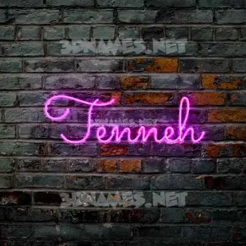 tenneh in Pink Neon style - 3D name wallpaper tenneh in Pink Neon style - 3D name wallpaper