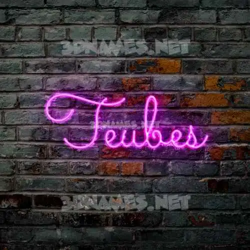 teubes in Pink Neon style - 3D name wallpaper teubes in Pink Neon style - 3D name wallpaper