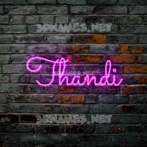 thandi in Pink Neon style - 3D name wallpaper thandi in Pink Neon style - 3D name wallpaper