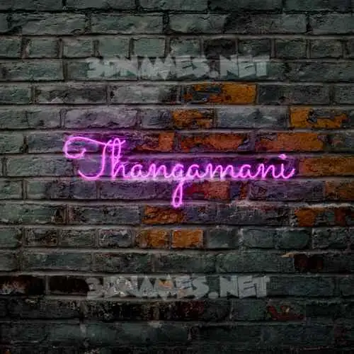 thangamani in Pink Neon style - 3D name wallpaper thangamani in Pink Neon style - 3D name wallpaper