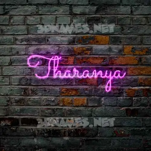 tharanya in Pink Neon style - 3D name wallpaper tharanya in Pink Neon style - 3D name wallpaper