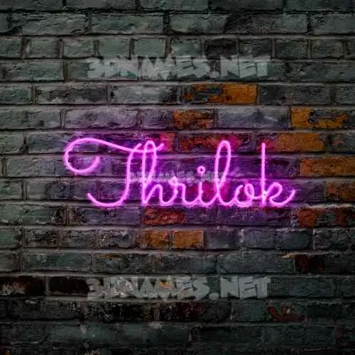 thrilok in Pink Neon style - 3D name wallpaper thrilok in Pink Neon style - 3D name wallpaper