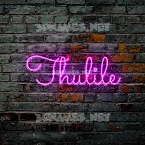 thulile in Pink Neon style - 3D name wallpaper thulile in Pink Neon style - 3D name wallpaper