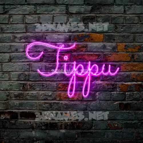 tippu in Pink Neon style - 3D name wallpaper tippu in Pink Neon style - 3D name wallpaper
